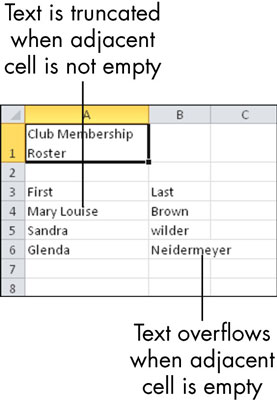 Com configurar lalçada de la fila i lamplada de la columna a Microsoft Excel