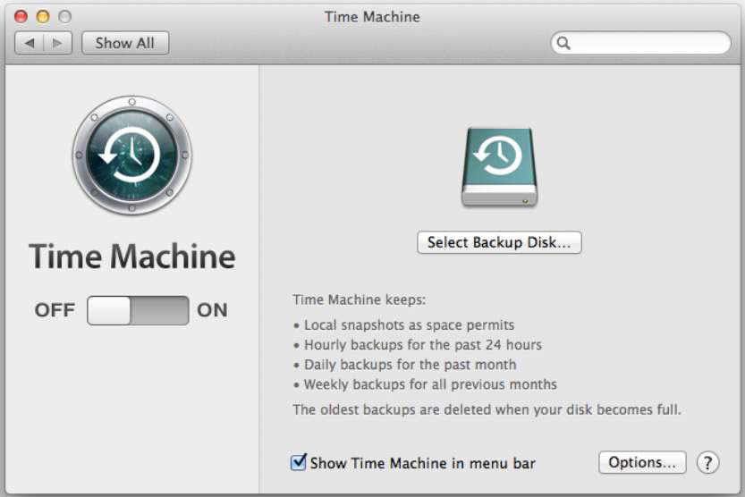 Preskočite varnostno kopiranje datotek na Mac Time Machine