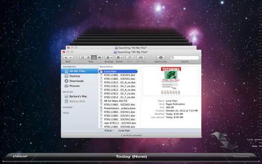 Mac Time Machine: Merrni skedarë dhe/ose dosje me Finder