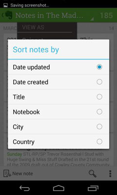 Kako sortirati popise bilješki u Evernoteu