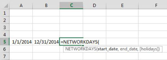 Excel funkciju argumenti