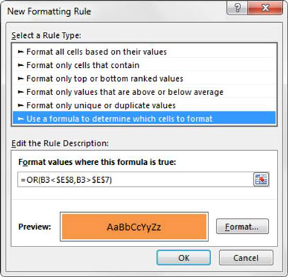 Com ressaltar els valors atípics estadístics a Excel