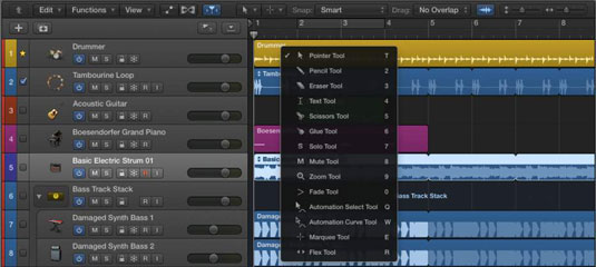 Jūsų Logic Pro X įrankių rinkinys