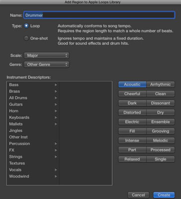 Eksporter ditt Logic Pro X-prosjekt for samarbeid