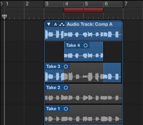 Punch-tallennus Logic Pro X:ssä