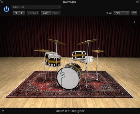 Creació de kits personalitzats amb el dissenyador de kits de bateria a Logic Pro X