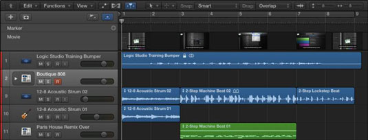 Com importar vídeo al vostre projecte Logic Pro X