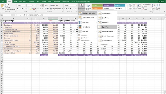 Virhetarkistuksen rakentaminen Excel-taloudelliseen malliin