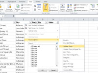 Com crear filtres automàtics personalitzats per a números a Excel 2010