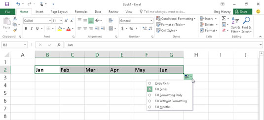 Kā lietot automātisko aizpildīšanu programmā Excel 2016