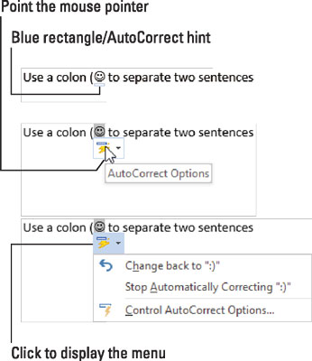 Kā lietot automātisko labošanu programmā Word 2016