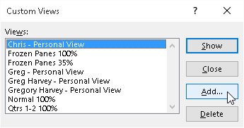 Si të ruani pamjet e personalizuara në Excel 2016