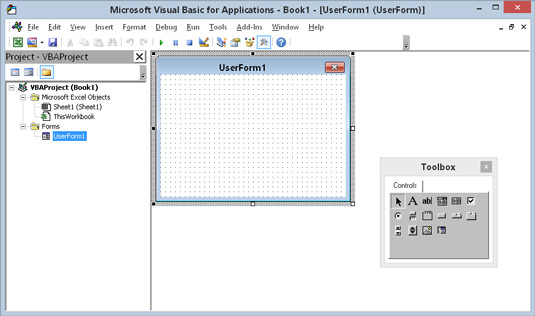 Práca s UserForms v Exceli 2016 VBA