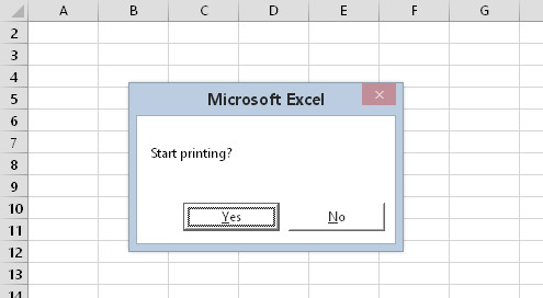 Com utilitzar la funció MsgBox a Excel 2016 VBA