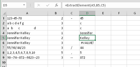 Kaip naudoti įvyniojimo funkcijas „Excel 2016 VBA“.