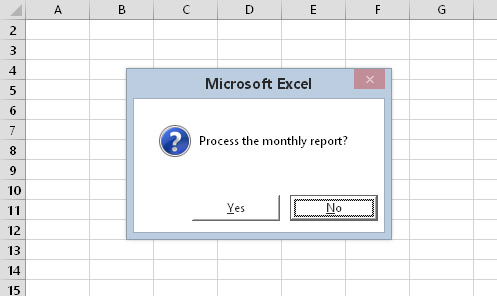 Hvordan tilpasse meldingsbokser i Excel 2016 VBA