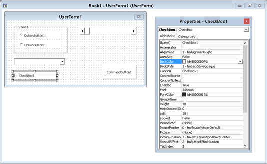 Com afegir controls als quadres de diàleg d'Excel 2016 a VBA