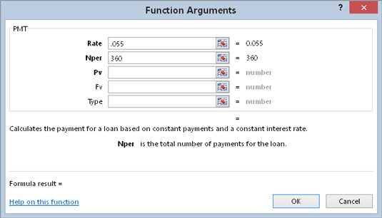 Τρόπος χρήσης του πλαισίου διαλόγου Insert Function στο Excel 2016 VBA