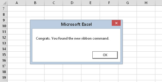 Excel 2016 -nauhan mukauttaminen XML:llä