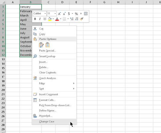 Kā pielāgot Excel 2016 saīsnes izvēlnes VBA