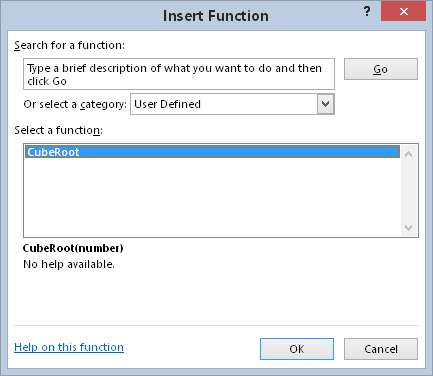 Com executar procediments de funció VBA a Excel 2016