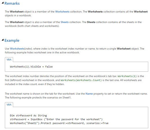 Kuinka löytää apua Excel VBA -objektien, -ominaisuuksien, -menetelmien ja -tapahtumien kanssa