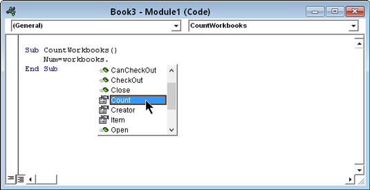 Hvordan finne hjelp med Excel VBA-objekter, egenskaper, metoder og hendelser