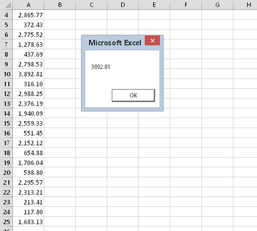 VBA-laskentataulukkofunktioiden käyttäminen Excel 2016:ssa