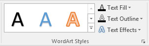 Com crear text fantàstic amb WordArt a PowerPoint 2016