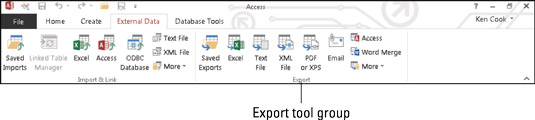 Πώς να εξάγετε δεδομένα στην Access 2016