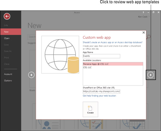 Kako stvoriti Access web aplikaciju