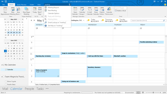 Kā saņemt palīdzību programmā Outlook 2016