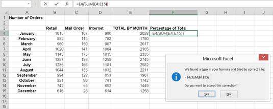 Kaip teisingai surinkti „Excel“ formules