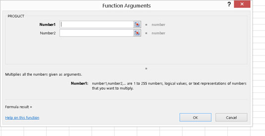 Els arguments de les funcions d'Excel