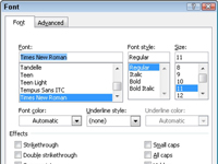 Word 2010:n tekstitehosteiden käyttäminen