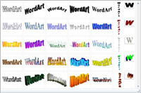 „WordArt“ įtraukimas į „Word 2007“.