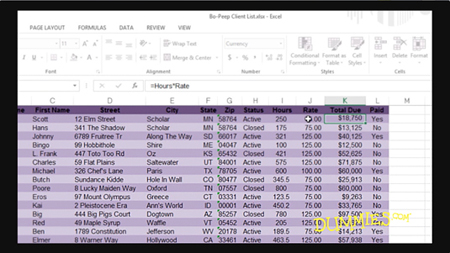 Kaip dirbti su pavadintais diapazonais programoje „Excel 2013“.