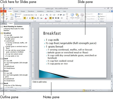 Com explorar la interfície de PowerPoint