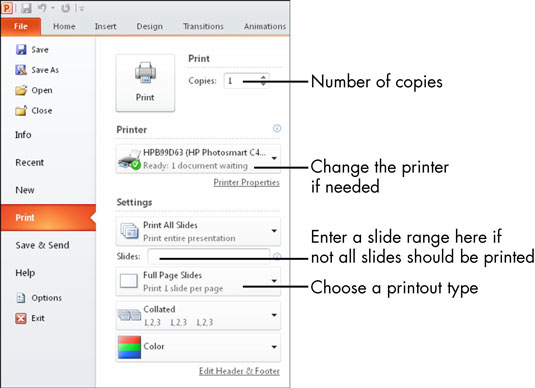 Com imprimir una presentació de PowerPoint