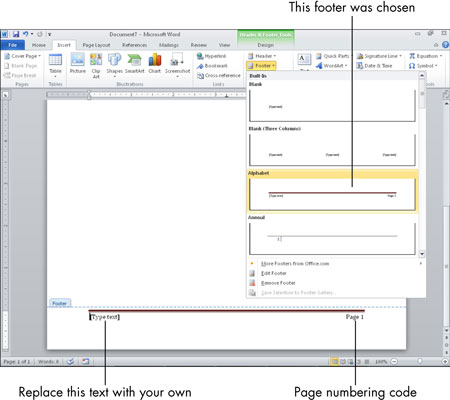 Slik bruker du topp- og bunntekst i Microsoft Word