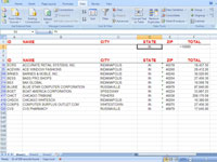 Edistyneen suodatuksen käyttäminen Excel 2007:ssä