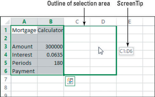 Sådan kopieres og flyttes data i Excel 2013