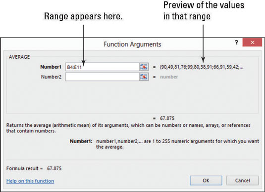 Slik bruker du funksjoner i Excel 2013