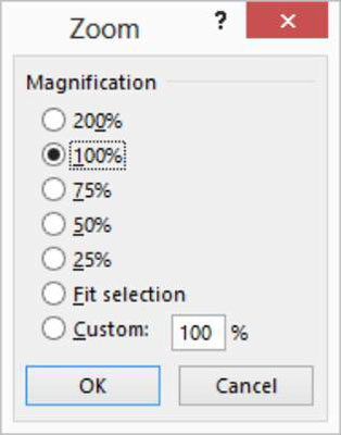 Omvisning i Excel 2013-grensesnittet