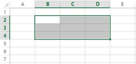 Kā atlasīt diapazonus programmā Excel 2013