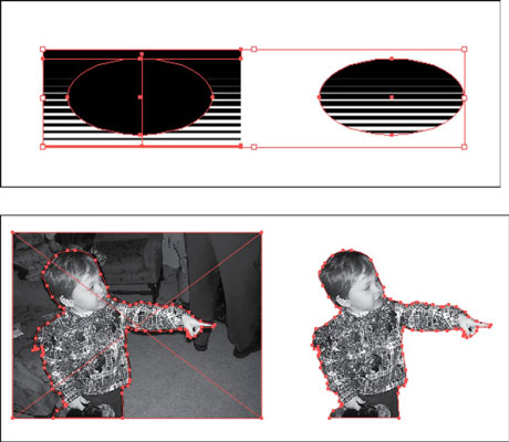 Sådan opretter du en udskæringsmaske i Adobe Illustrator CS6