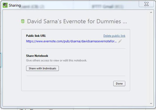 Jak veřejně sdílet notebook Evernote
