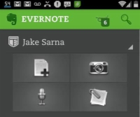 Tallenna äänimuistiinpano Evernotessa Android-laitteille