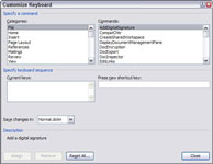 Как да създадете персонализирани клавишни комбинации в Word 2007