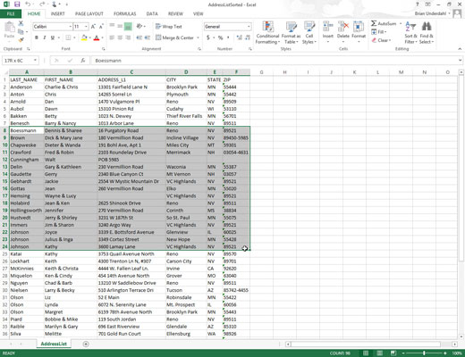 Si të përcaktoni një zonë printimi në Excel 2013